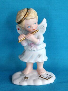 Serenading the Stars Angel Figurine Bronson Collectibles Tender Hearts